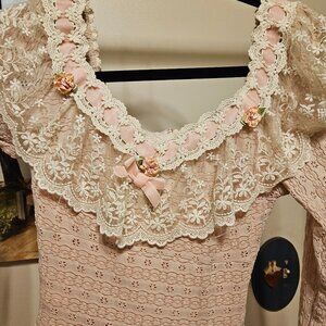 LaceMade Tuilleries dress with lace bodice
